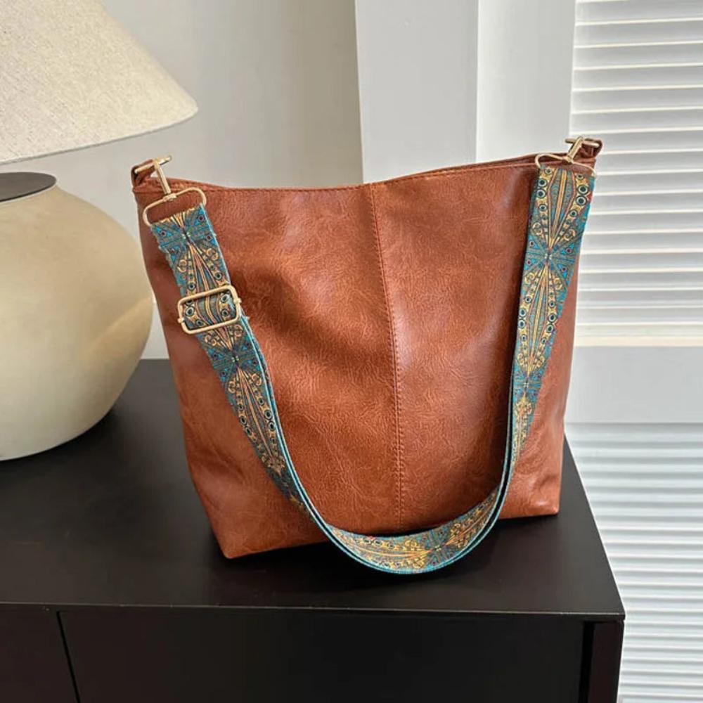 The Vintage Charm of Chelsey | Leather Crossbody Bag