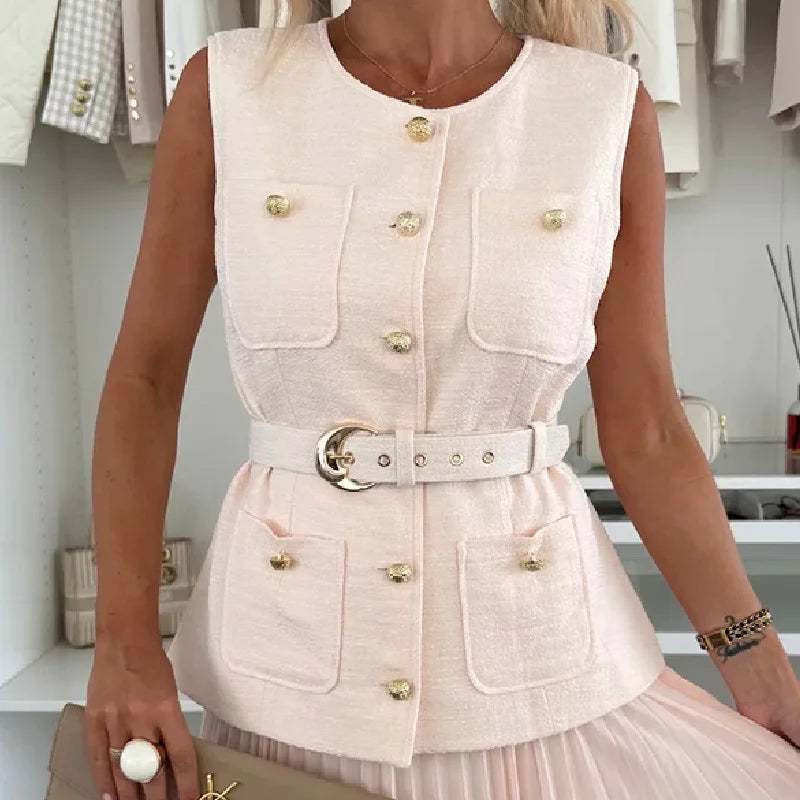Zoe™ - Elegant Tweed Jacket And Long Skirt Set
