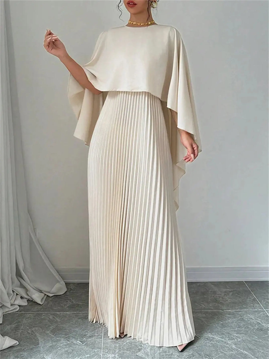 Charlotte™ - Stylish Bat Sleeve Irregular Dress