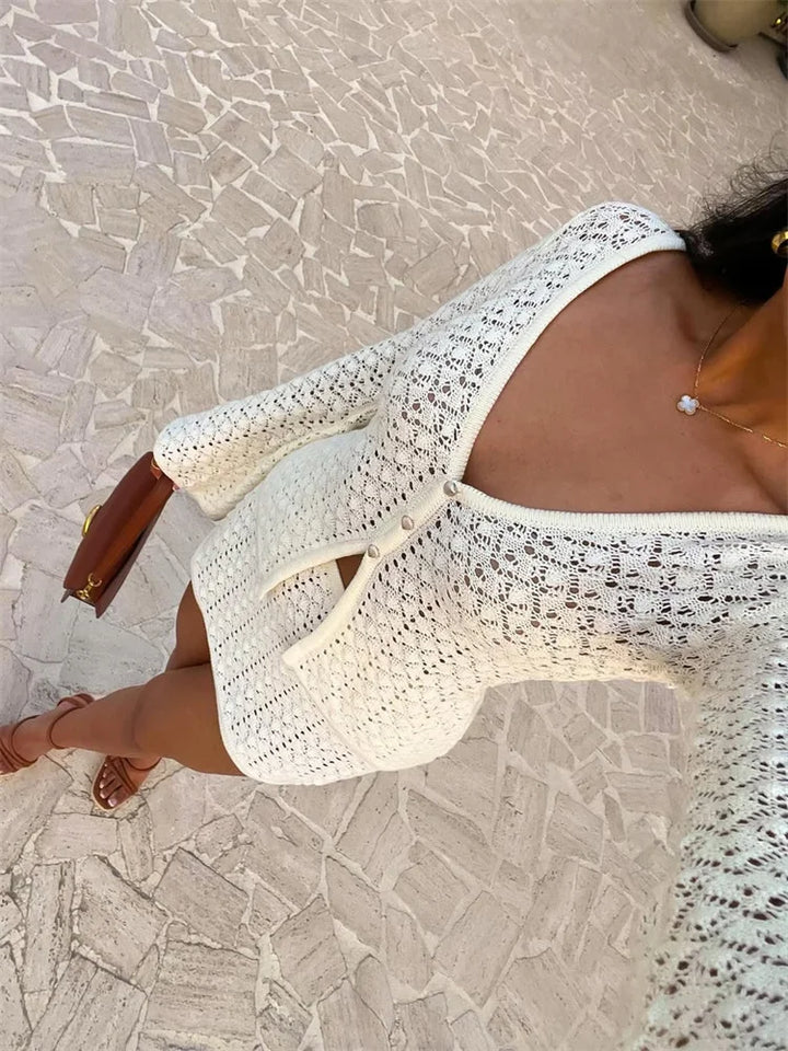Aria™ - Stylish Knit Hollow Out 2 Piece-Set