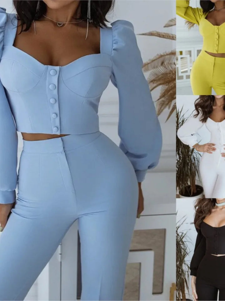 Scarlett™ - Chic Top and Pants Set