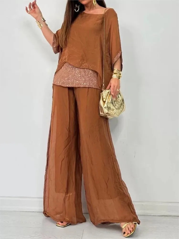 Riley™ - Stylish Sequin Casual Set