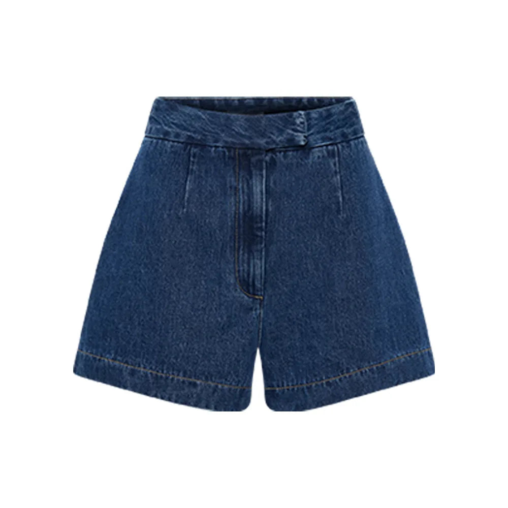 Scarlett™ - Modern Sleeveless Denim Two Piece Set