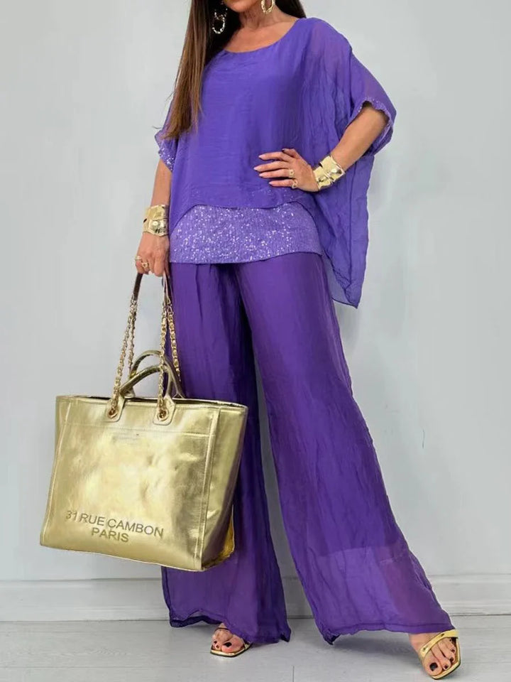 Riley™ - Stylish Sequin Casual Set