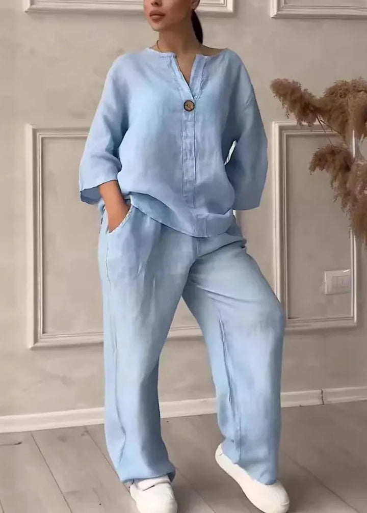 Avery™ - Comfortable Casual Linen Co-Ord Set