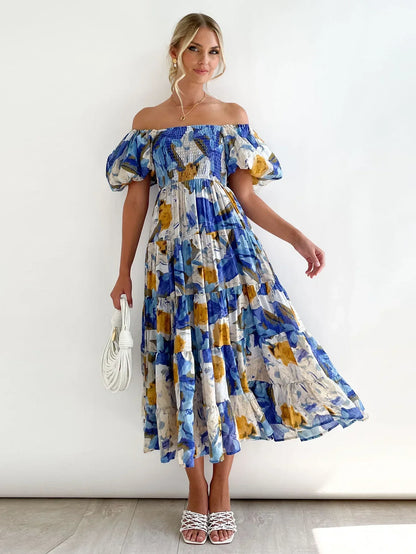 Celeste Off-Shoulder Maxi Dress (Almost sold out)