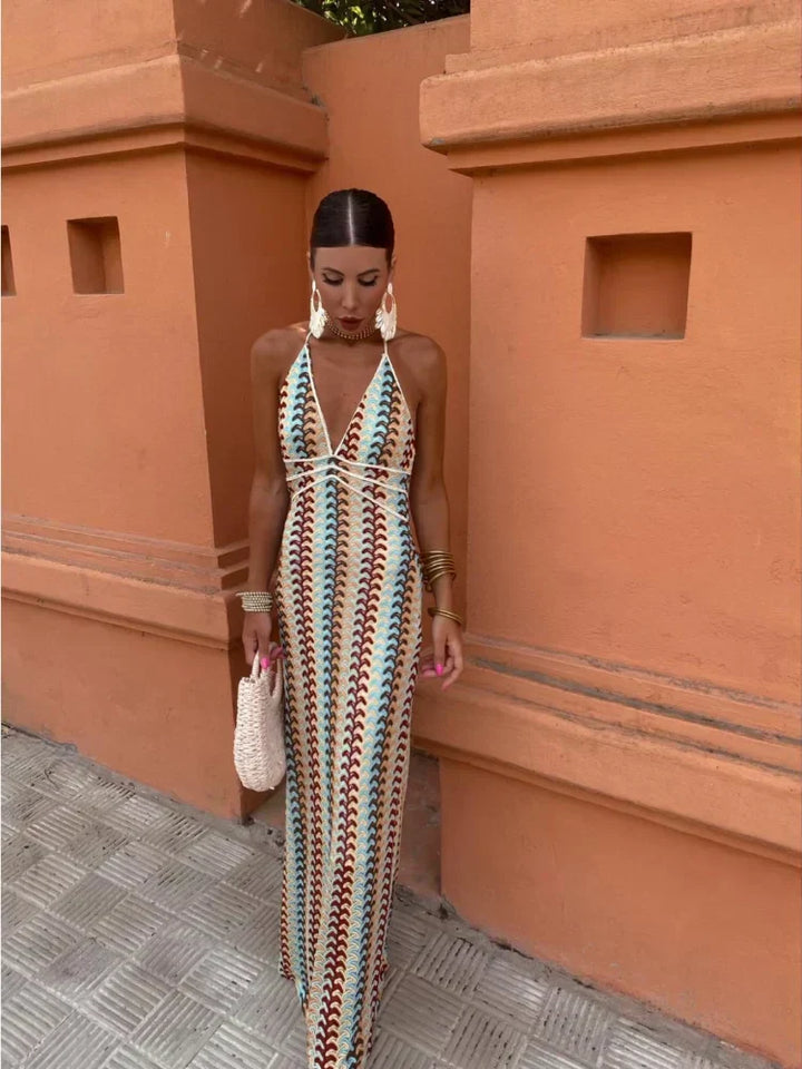 Solea - Chic Contemporary Maxi Dress