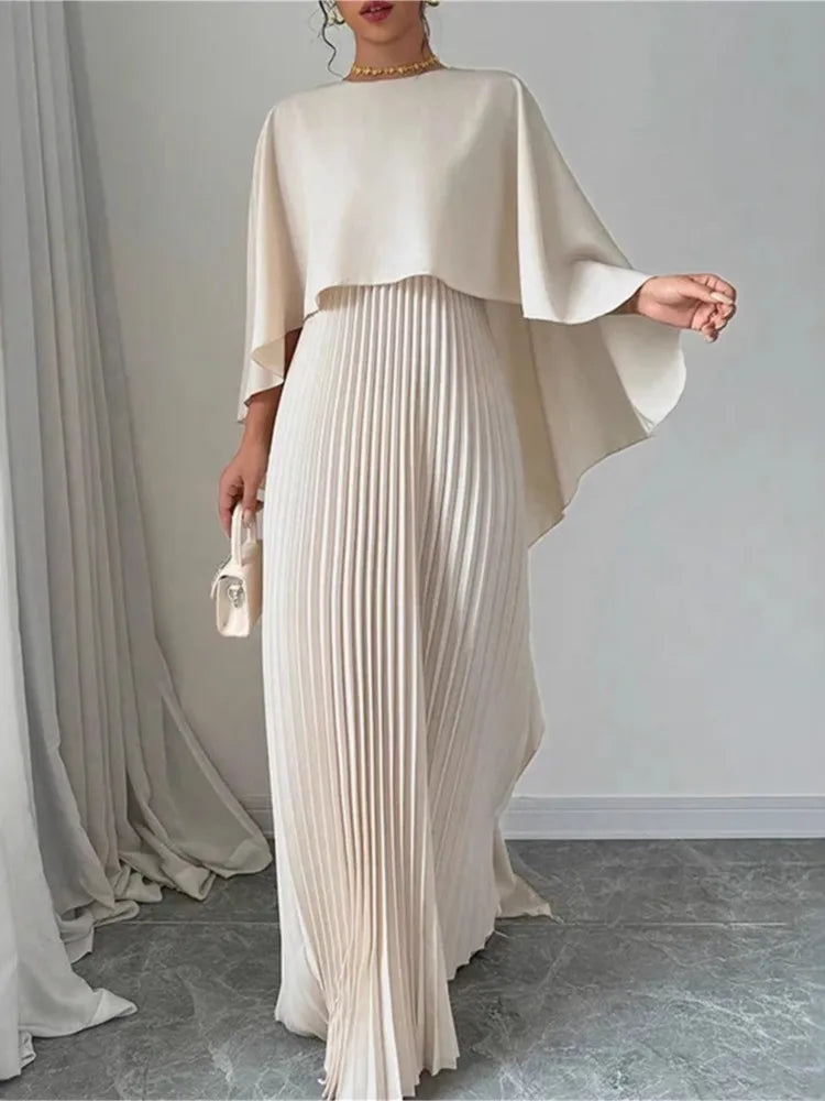 Charlotte™ - Stylish Bat Sleeve Irregular Dress