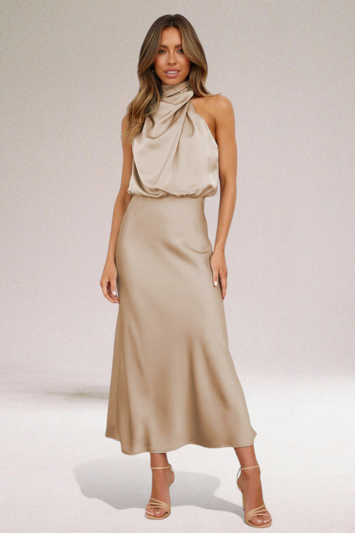 Aubrey - Satin Glamour Dress