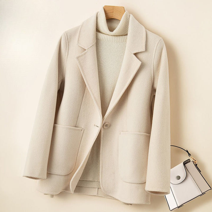 Caroline I Single Button Wool Coat