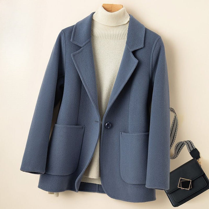 Caroline I Single Button Wool Coat