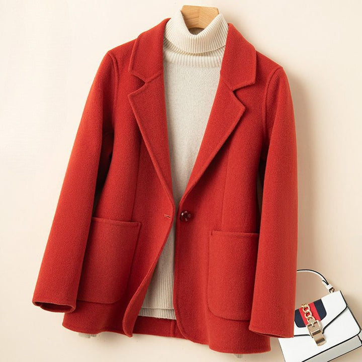 Caroline I Single Button Wool Coat