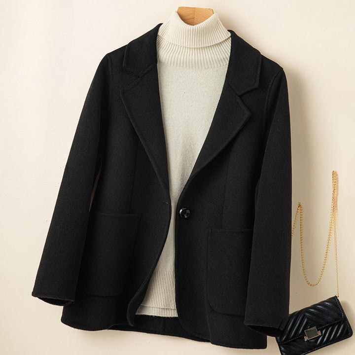 Caroline I Single Button Wool Coat