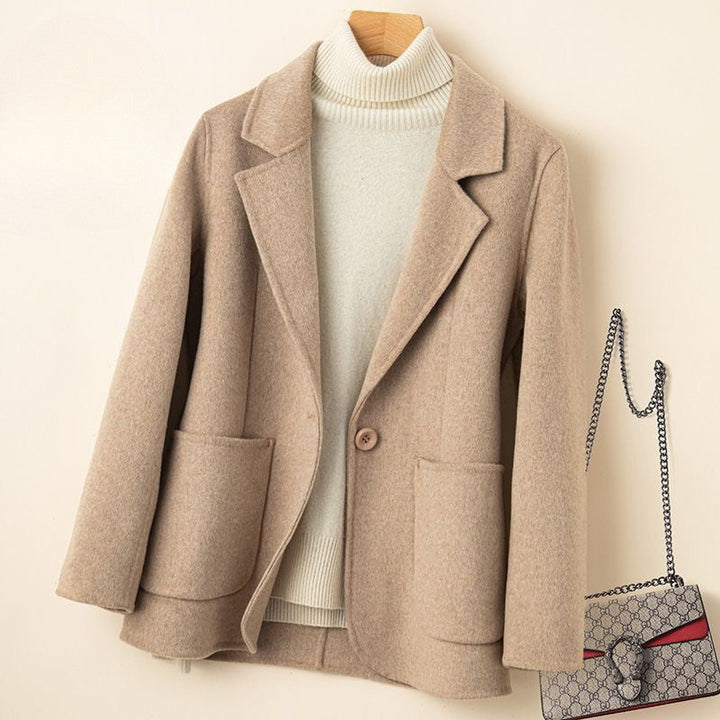 Caroline I Single Button Wool Coat
