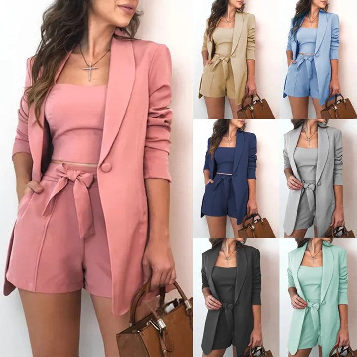 Savannah™ - Chic Three Piece Suit Set