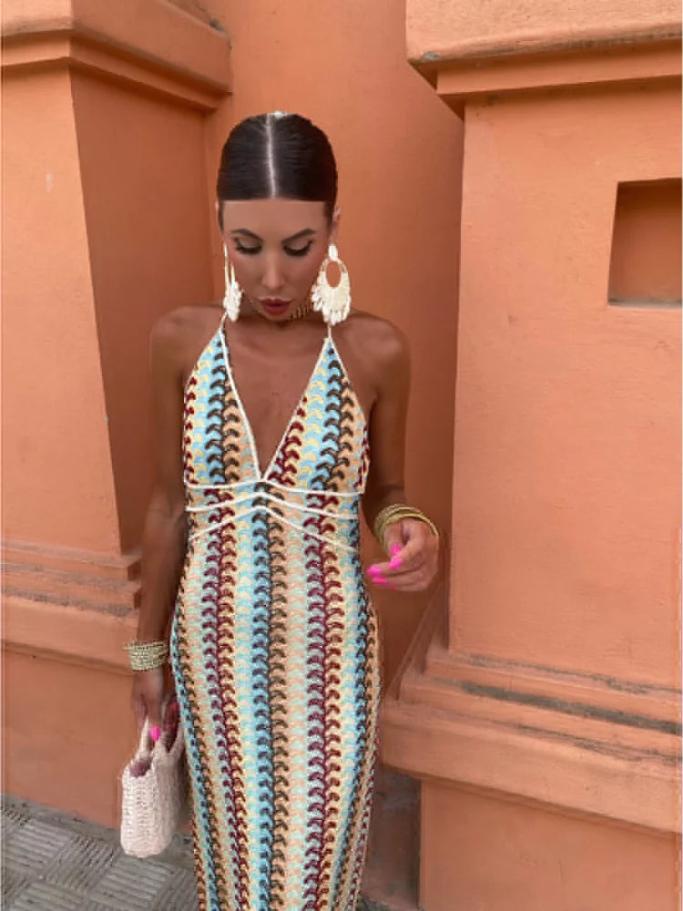 Solea - Chic Contemporary Maxi Dress
