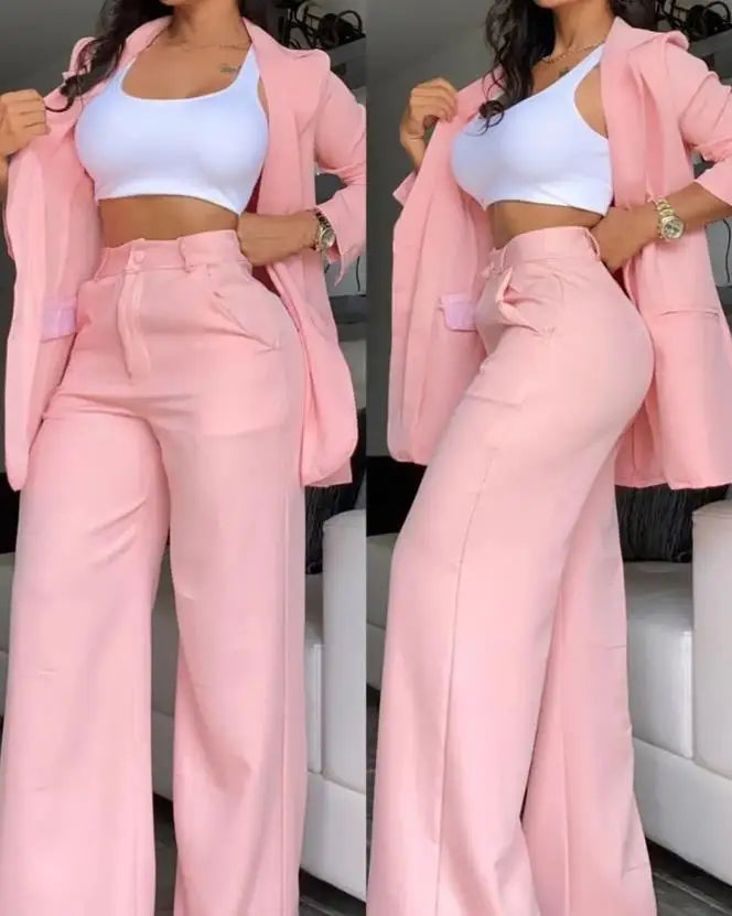 Mia™ - Stylish Two Piece Suit Set