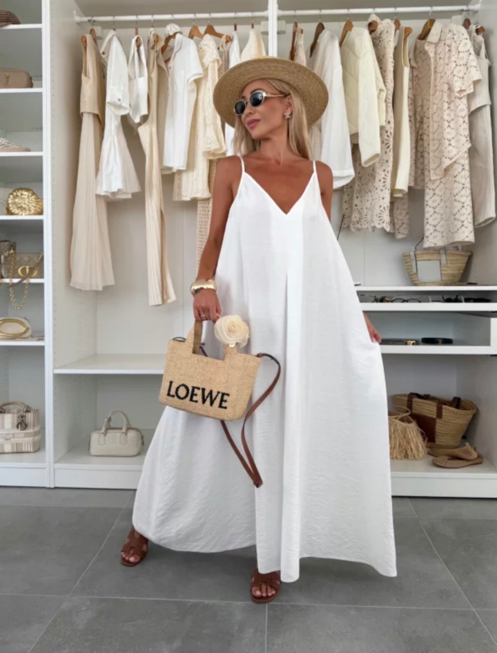 Celeste - White Maxi Dress