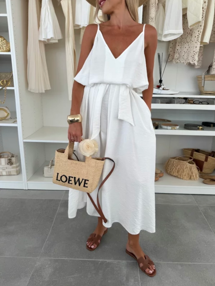 Celeste - White Maxi Dress