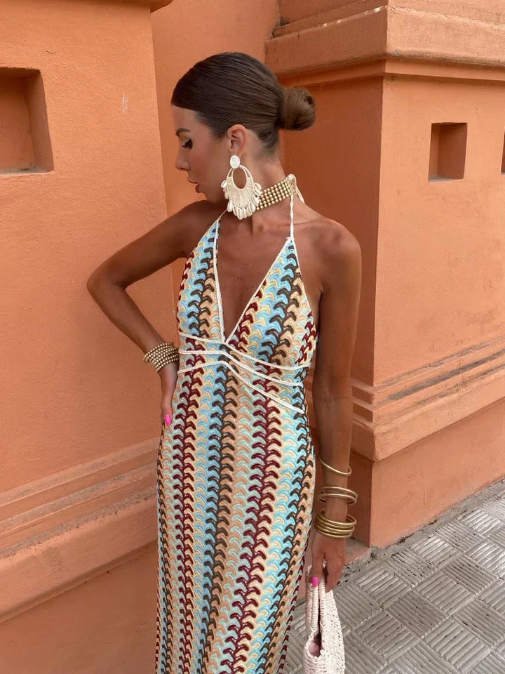 Solea - Chic Contemporary Maxi Dress