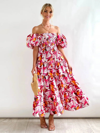 Celeste Off-Shoulder Maxi Dress (Almost sold out)