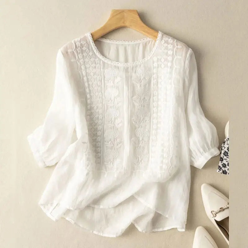 Aurora™ | Women’s Embroidered Relaxed Blouse