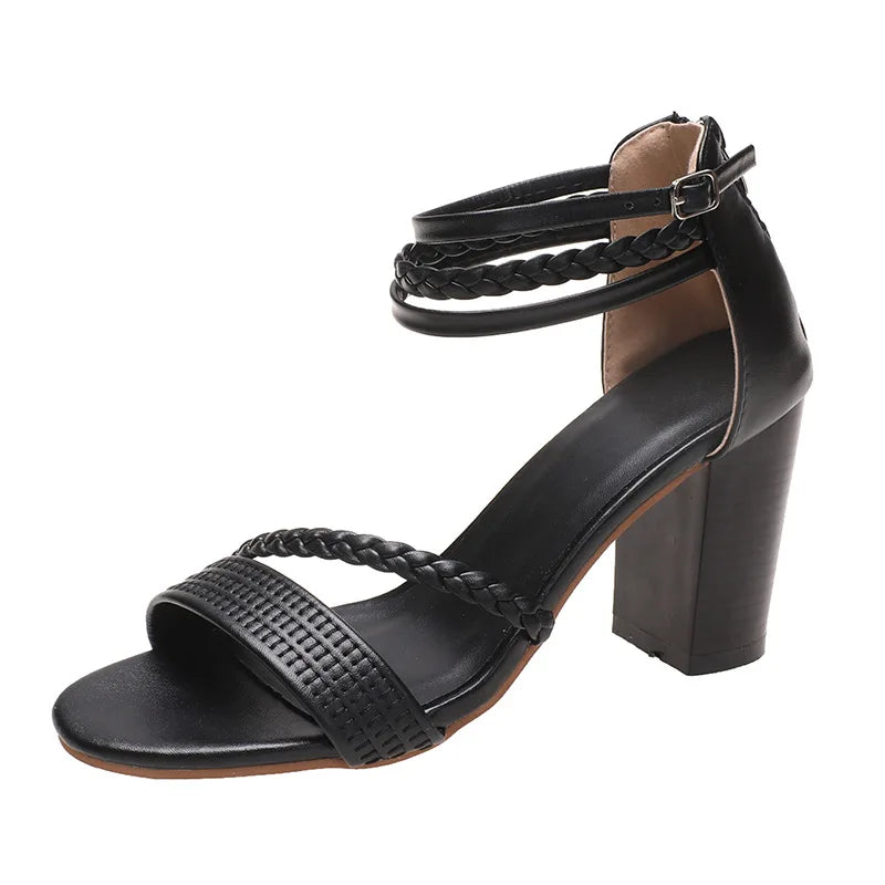 Ella™ - Elegant Chunky Heeled Sandals