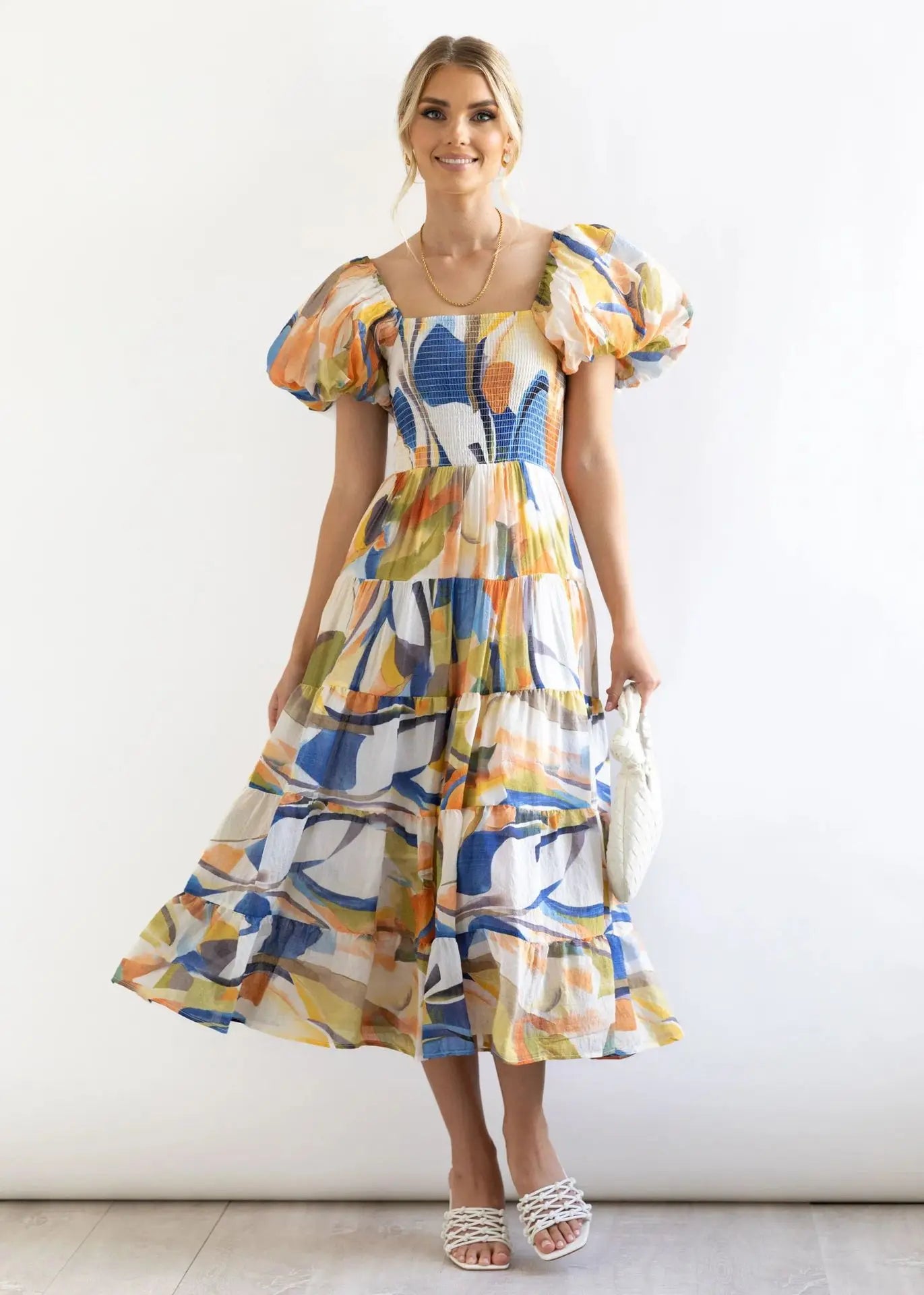 Celeste Off-Shoulder Maxi Dress (Almost sold out)