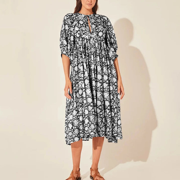Aubrey - Boho Floral Dress