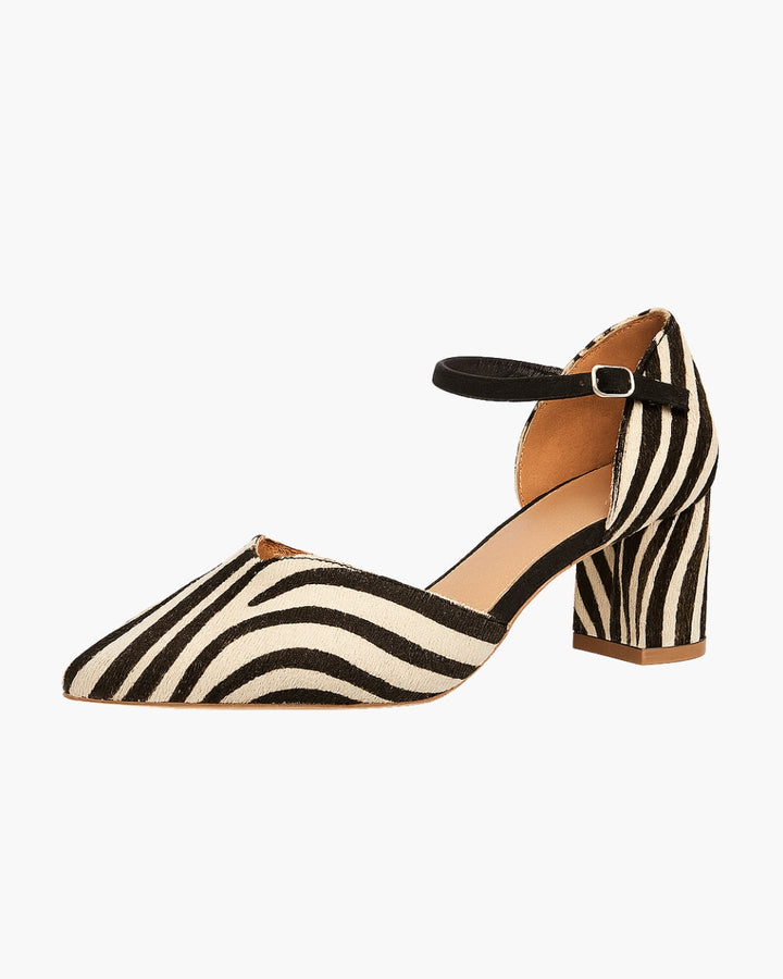 Tovira – Pointed Sandals with Block Heel