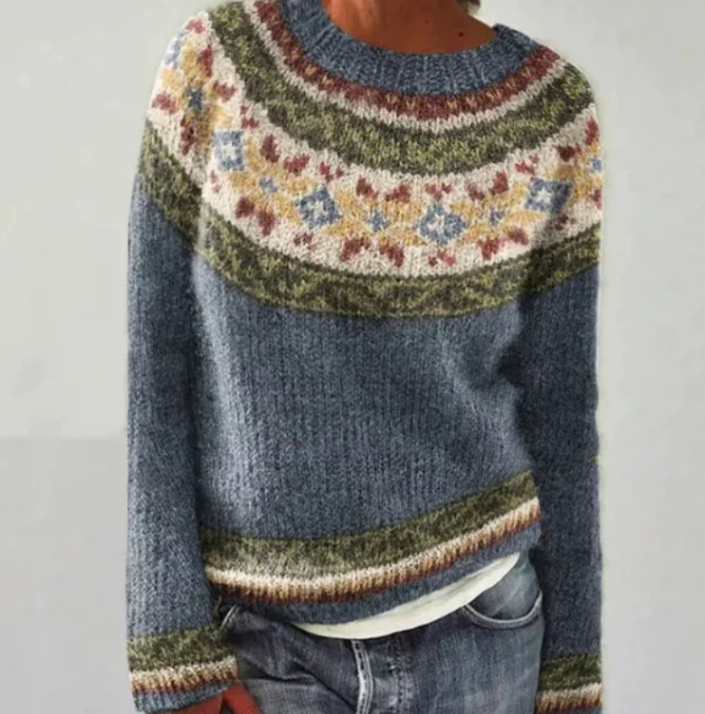 Pierina - Comfortable Nordic Sweater