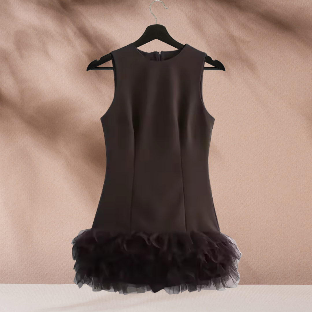 Grace - Chic Mesh Mini Dress