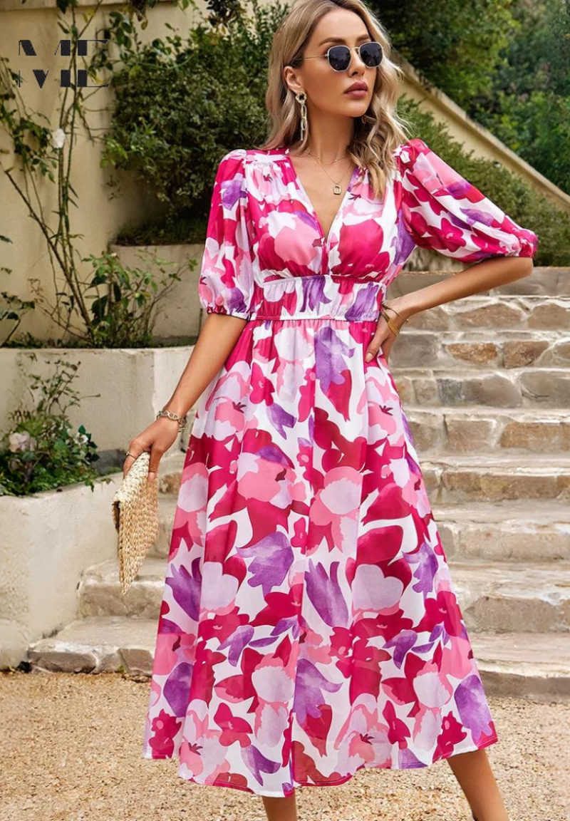 Hannah - Timeless Luxury Midi Dress