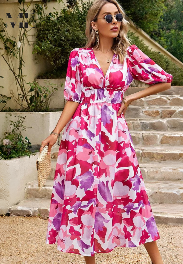 Hannah - Timeless Luxury Midi Dress
