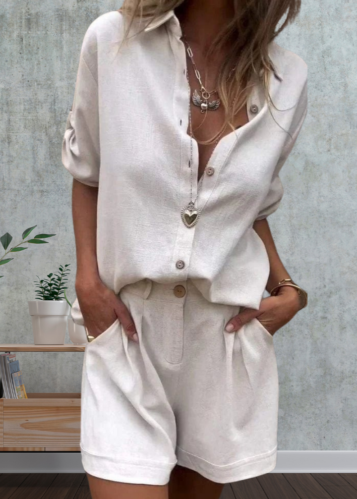 Mia™ - Stylish Lightweight Linen Set