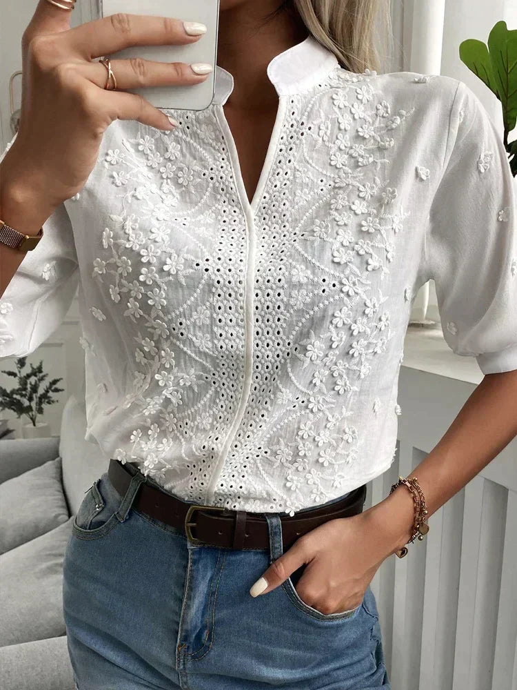 Sophie™ – Luxurious Embroidered Blouse