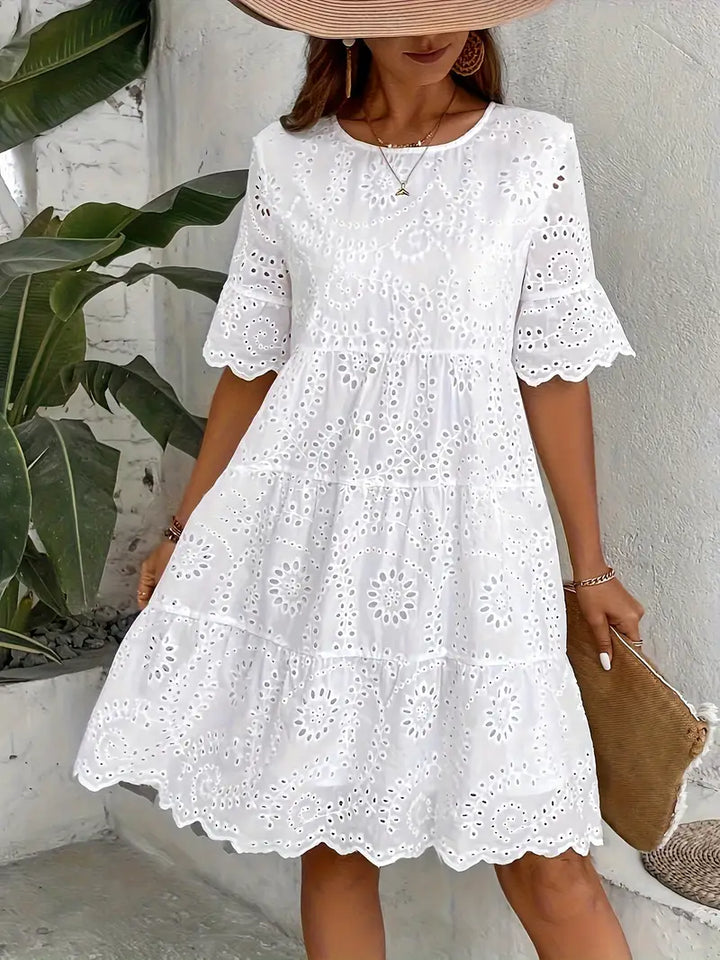 Victoria | Lace A-Line Mini Dress