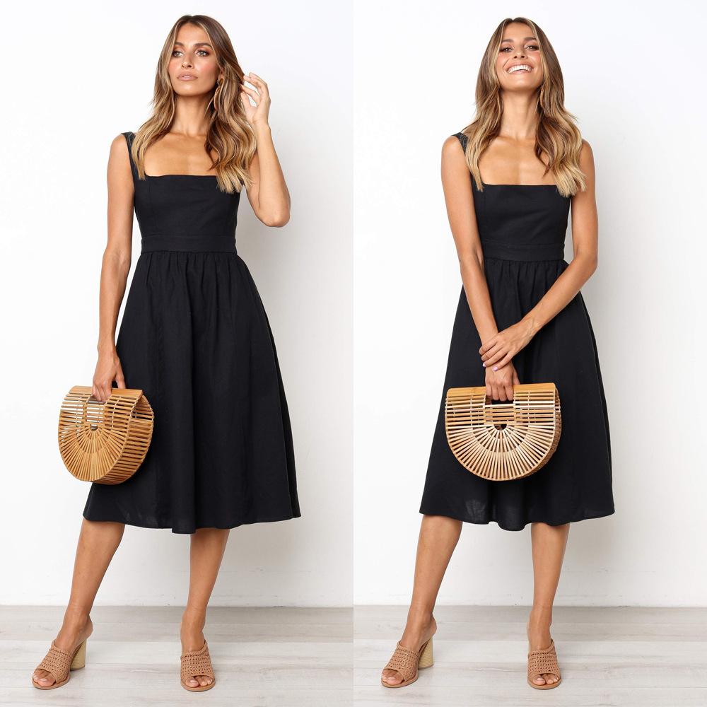 Anna - Timeless Square Neck Dress