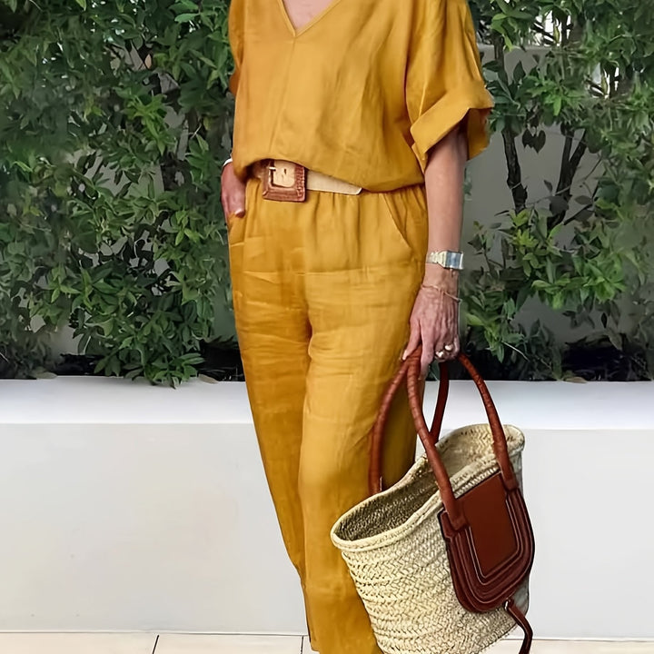 Zoe™ - Chic Top and Pants Set