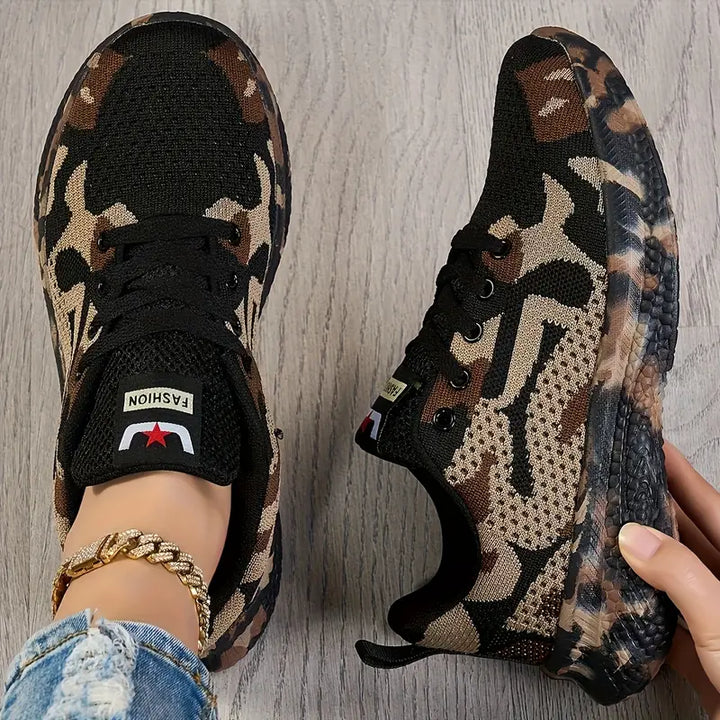 Layla™ - Comfy Wear-Resistant Camo Sneakers