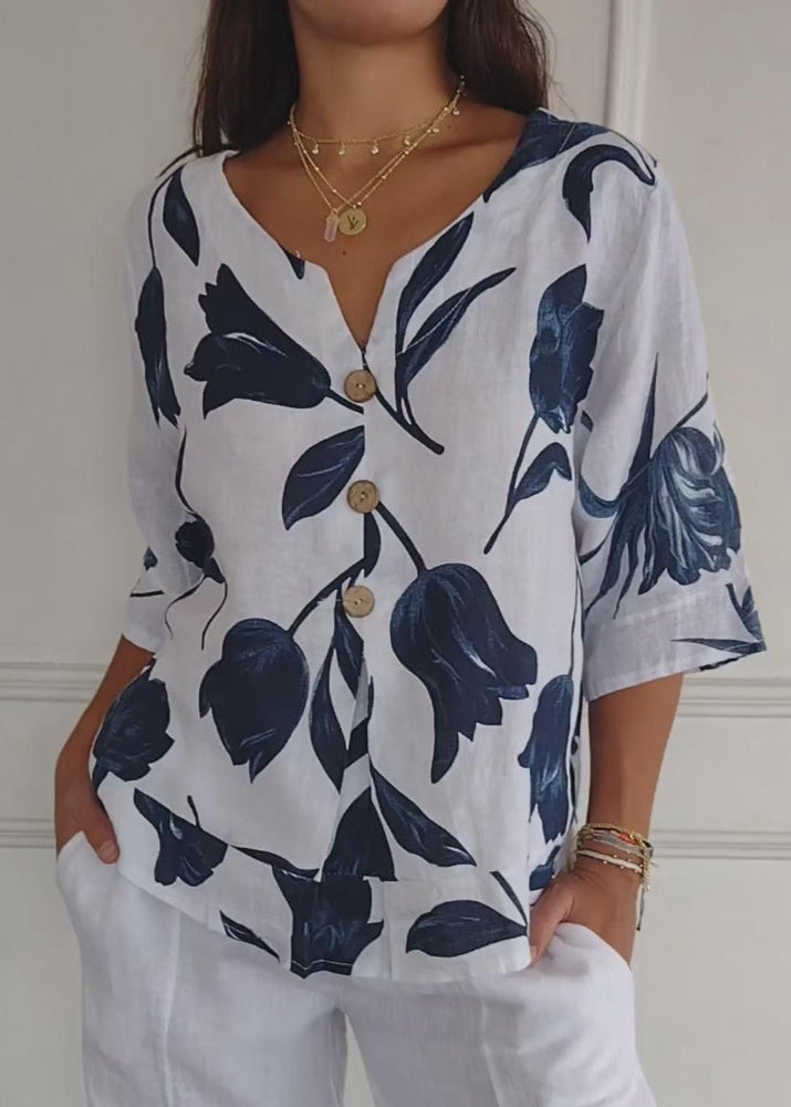 Abigail™ - Comfortable V-Neck Shirt