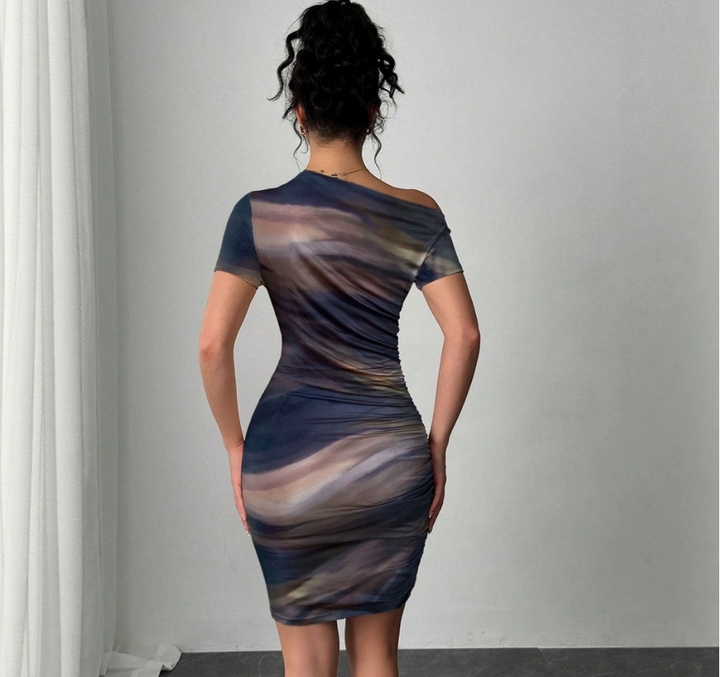 Zoe™ - Elegant Asymmetric Mini Dress