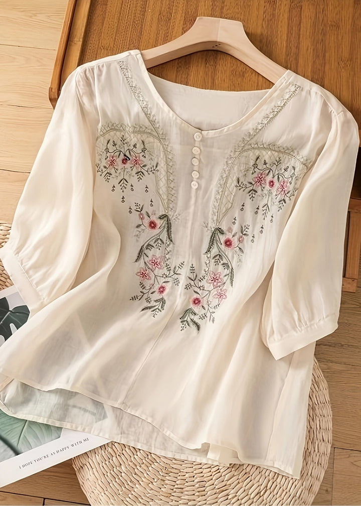Lily™ - Elegant Floral Blouse