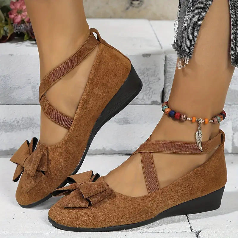 Olivia™ - Elegant Cross Bow Shoes