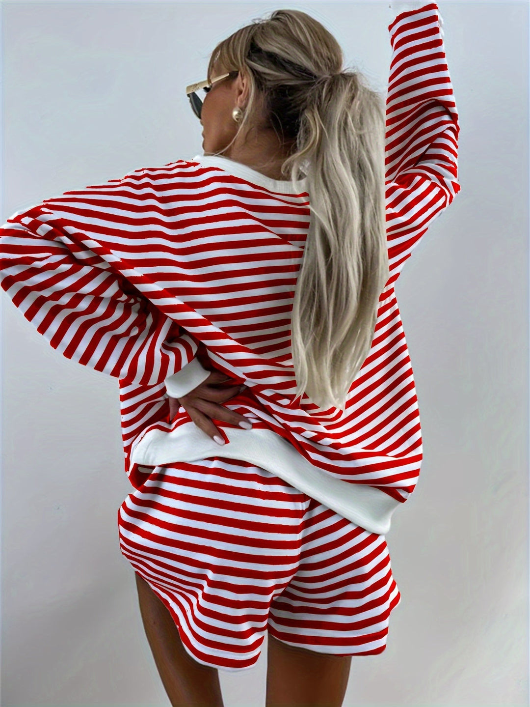 Brooklyn – Casual Striped Lounge Set