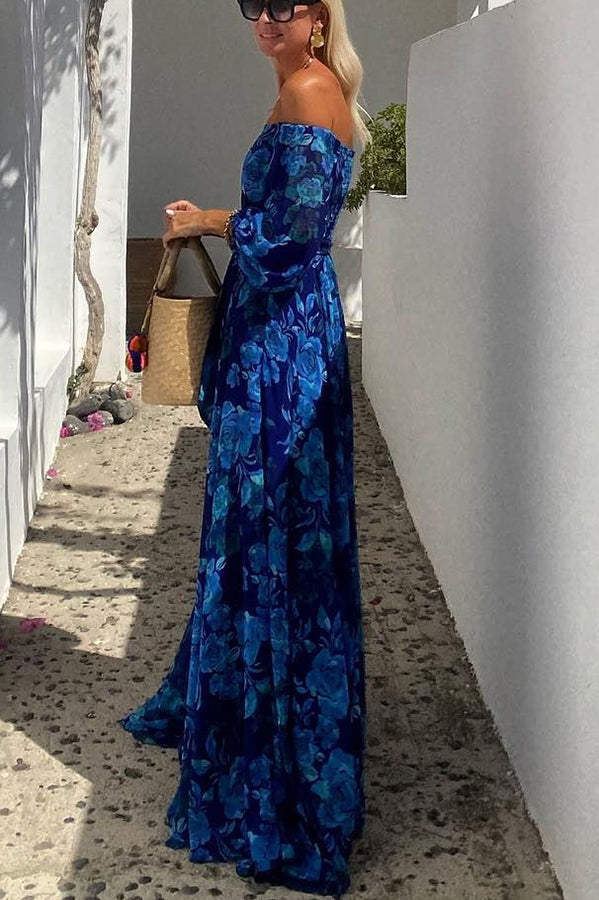 Aubrey - Floral Off-Shoulder Maxi Dress