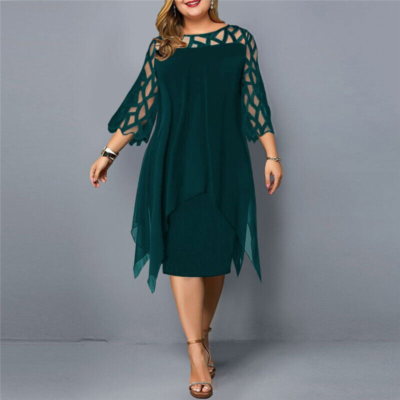 Vivienne | Elegant Curve Midi Dress