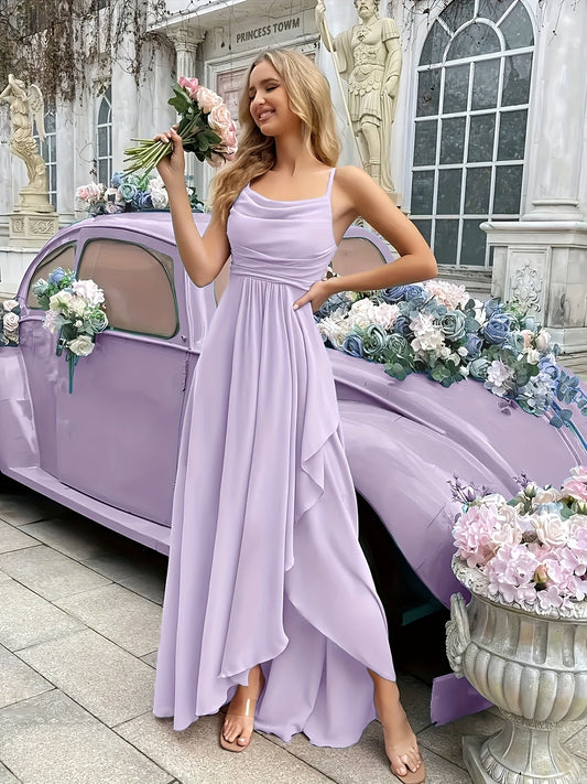 Isla One-Shoulder Ruched Dress