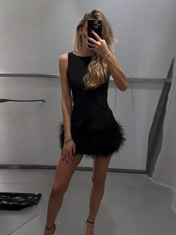Sophia - Stylish Sleeveless Short Dress