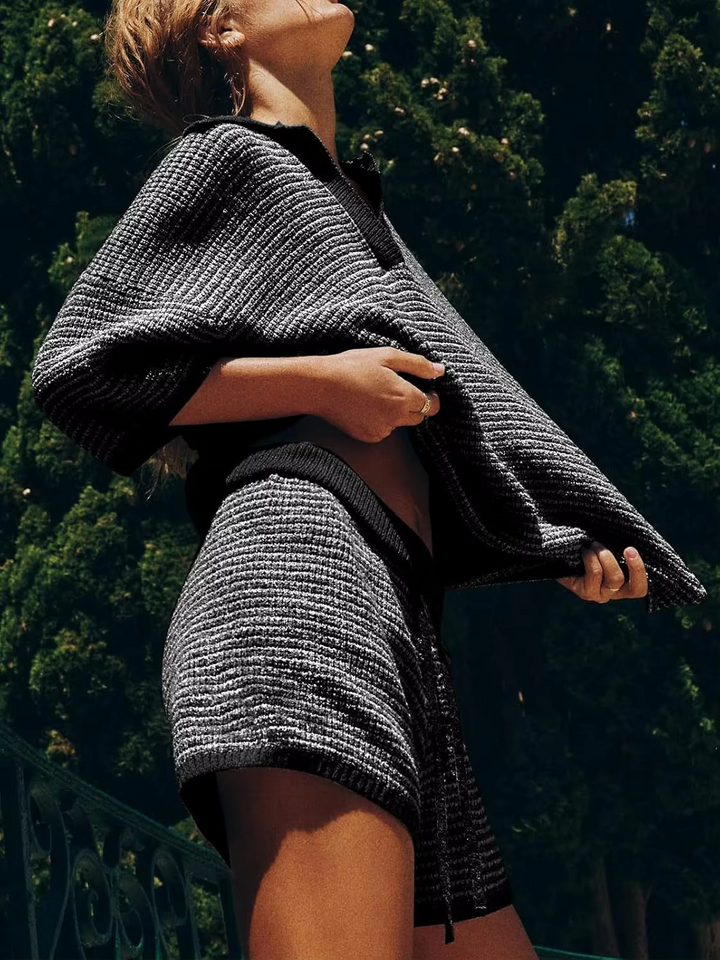 Sophia™ - Elegant Striped Knit Set